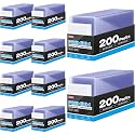 Sooez 1000 Soft Card Sleeves &amp; 1000 Hard Plastic Card Holder, 35PT, 3" x 4"