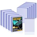 Sooez 200 Soft Card Sleeves&amp;200 Hard Plastic Card Holder Combo, 35PT, 3"x4"