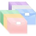 Sooez 36 Packs Plastic Envelopes Plastic File Folders, Document Organizer