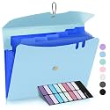 Sooez 7 Pocket Accordion File Organizer, Premium Expanding File Folder