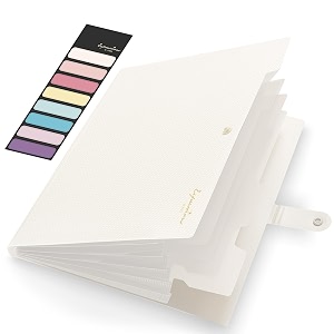sooez accordion file organizer expanding file folder with label 5 pocket