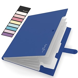 sooez accordion file organizer expanding file folder with label 5 pocket