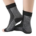 Soothe Neuropathy Pain Relief Socks (Large-X-Large, Black)