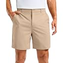 Soothfeel Men's Casual Shorts 5/7/9 Inch Golf Dress Shorts with 4 Pockets