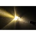 BRANDED Ultra Bright Clear/Transparent LED (Light Emitting Diode) Size 5mm Pack of (WARM WHITE, 100pcs)