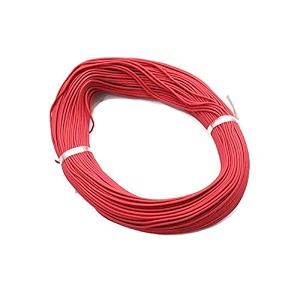 sootra breadboard wire 23 gauge wire hookup wire single corestrain for breadboard pack of 1 meter red