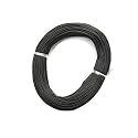 23 Gauge Black Breadboard Wire, 2 Meters, Pack of 2, Copper, Single Core, Ideal for Electronic Projects and Breadboard Connectivity