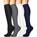 Sooverki Compression Socks for Women and Men Circulation (3/4 Pairs) is Best Support for Running Athletic Cycling Hiking