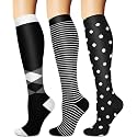 Sooverki Compression Socks for Women and Men Circulation (3/4 Pairs) is Best Support for Running Athletic Cycling Hiking
