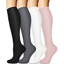 Sooverki Compression Socks for Women and Men Circulation (3/4 Pairs) is Best Support for Running Athletic Cycling Hiking