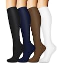 Sooverki Compression Socks for Women and Men Circulation (3/4 Pairs) is Best Support for Running Athletic Cycling Hiking