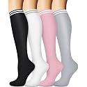Sooverki Compression Socks for Women and Men Circulation (3/4 Pairs) is Best Support for Running Athletic Cycling Hiking