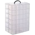 Sooyee 6-Tier Stackable Craft Organizers and Storage Box, Clear