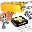 Sopu Make it Rain Gold Money Gun Paper Playing Spary Prop Cash Gun Money Gun Shooter Party Supplies