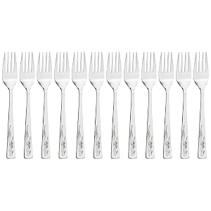 sorabh ldf stainless steel desert fork laser 12 pcs