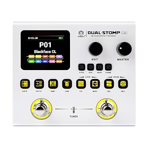 soran dual stomp lite guitar pedal multi effects pedal with 125 effects 99 presets 10 effect modules 100 drum rhythms 40s looper 20 irnam slots usb audio interface wireless control