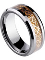 Sorellaz Golden Dragon US9 Ring Stainless Steel Ring