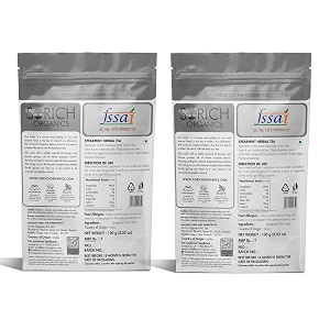 sorich organics spearmint herbal tea 200gm  100gm each pack of 2  spearmint tea for pcos pcod acne facial hair and digestion  rich in antioxidants amp vitamin a  helps to reduce weight  improve memory