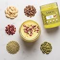 Sorich Organics Thandai Mix 300g, Lakadong Turmeric Powder for Milk, Perfect Summer Instant Refreshing Drink - Sugar, Almonds, Watermelon Seeds, Fennel, Poppy, Pistas, Black Pepper, Rose Petals