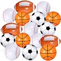 Sosation 16 Pcs Inflatable Sports Balls 16 Inch Inflatable Beach Ball Blow up Sports Party Decorations Swimming Pool Summer Pool Toys for Indoor Outdoor Beach (Assorted Ball)