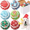 Sosation 6 Pack Dog Toys Bulk, 2 Inch Small Squeaky Tennis Balls