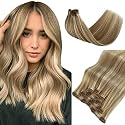 SOSEXY Clip in Hair Extensions Human 70g