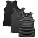 Sosolism Women’s Maternity Nursing Tank Tops 3-Pack S-XXL