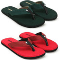 SOSU Men Sosu 2 Pair Comfortable|Ultra-Light|Stylish and Trendy|Flip Flops for Men Slippers