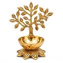 Sotfamily 100 Pure Brass Kalpavriksha Diya for