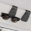 Sotfamily Sunglass Holder for Car Visor Suede