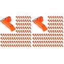 Sotiff 100 Pieces Emergency Whistles with Lanyard