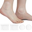 Sotiff 4 Pcs Ankle Gel Pads for Skates Hockey 2.48",Round