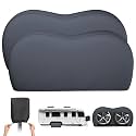 RV Tire Covers, Trailer Tire Covers, Dual Axle Wheel Cover (2 Pack) Fits 30"-32" Diameter Tires, Waterproof Anti-UV 420D Oxford Tire Cover for RV/Truck/Trailer (Gray)