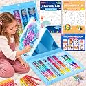 Soucolor 283Pcs Art Supplies for Kids Gift Artists Coloring & Drawing Set