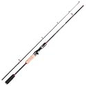 Sougayilang Fishing Rod, 2 Piece Rod, Available for Casting and Spinning Rod-165cm-Casting