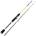 Sougayilang Fishing Rods Graphite Lightweight Trout Rods 2 Pieces EVA Handle Crappie Spinning Rod-Spinning (Casting-5.9FT)