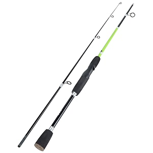 sougayilang graphite lightweight trout rods 2 pieces eva handle crappie spinning rod - 59ft