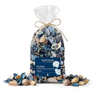 soul amp scents ocean potpourri pack of 2  dried flowers  fine-living  natural decoration  mood enhancer  perfect for home decor gifts and aromatherapy  made in india  140gm each