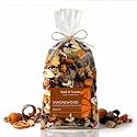 Soul & Scents Sandalwood Potpourri Pack of 2 | Dried Flowers | Fine-Living | Natural Decoration | Mood Enhancer | Perfect for Home Decor, Gifts, and Aromatherapy | Made in India | 140gm Each