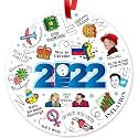 Soul Dcor 2022 Christmas Ornaments 4 Pack