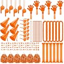 Soulchen 180 Pcs Orange Spirit Day Accessories School Spirit Items