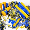 Soulchen 360 Pcs Yellow Blue Spirit Day Accessories School Spirit Items