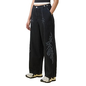 The Souled Store Barrel-Fit Denim Women and