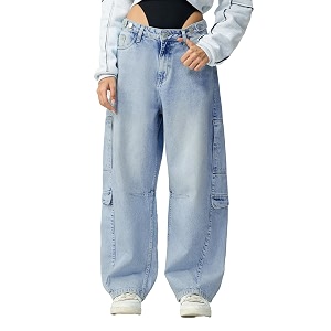 The Souled Store Barrel-Fit Denim Women and