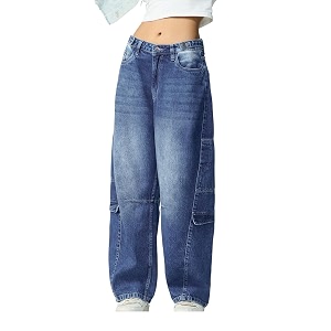 The Souled Store Barrel-Fit Denim Women and