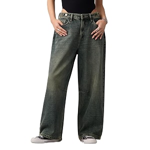 The Souled Store Barrel-Fit Denim Women and