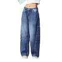 The Souled Store Barrel-Fit Denim Women and