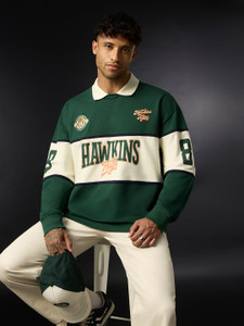 The Souled Store Embroidered Men Polo Neck