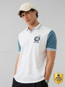 The Souled Store Embroidered Men Polo Neck