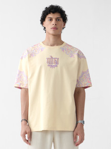 The Souled Store Embroidered Men Round Neck